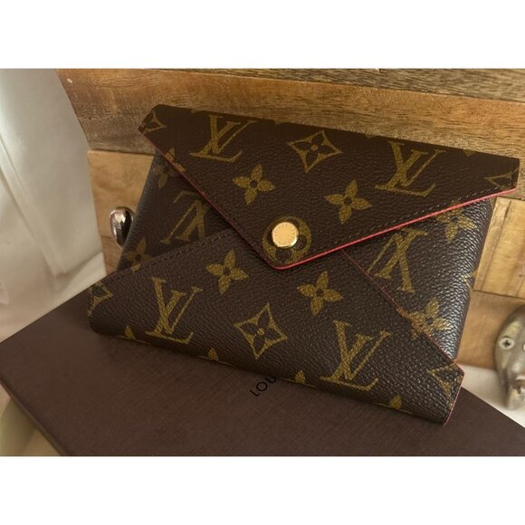NEW LV Louis Vuitton Kirigami Medium envelope/pouch red interior - Picture 1 of 5